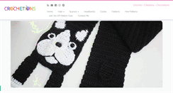 Desktop Screenshot of crochetions.com